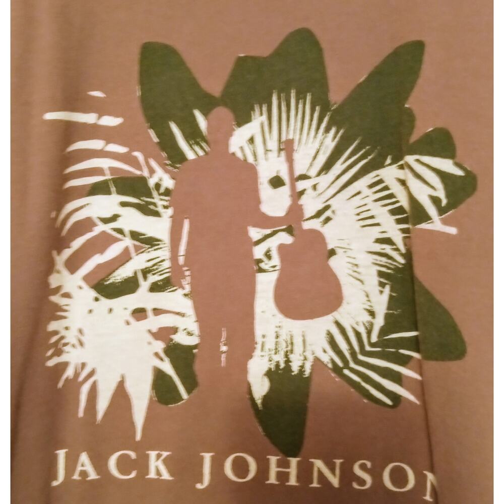 Vintage Jack Johnson Graphic Tee Made in USA Surf Band Concert T-Shirt SZ XL - Picture 3 of 7